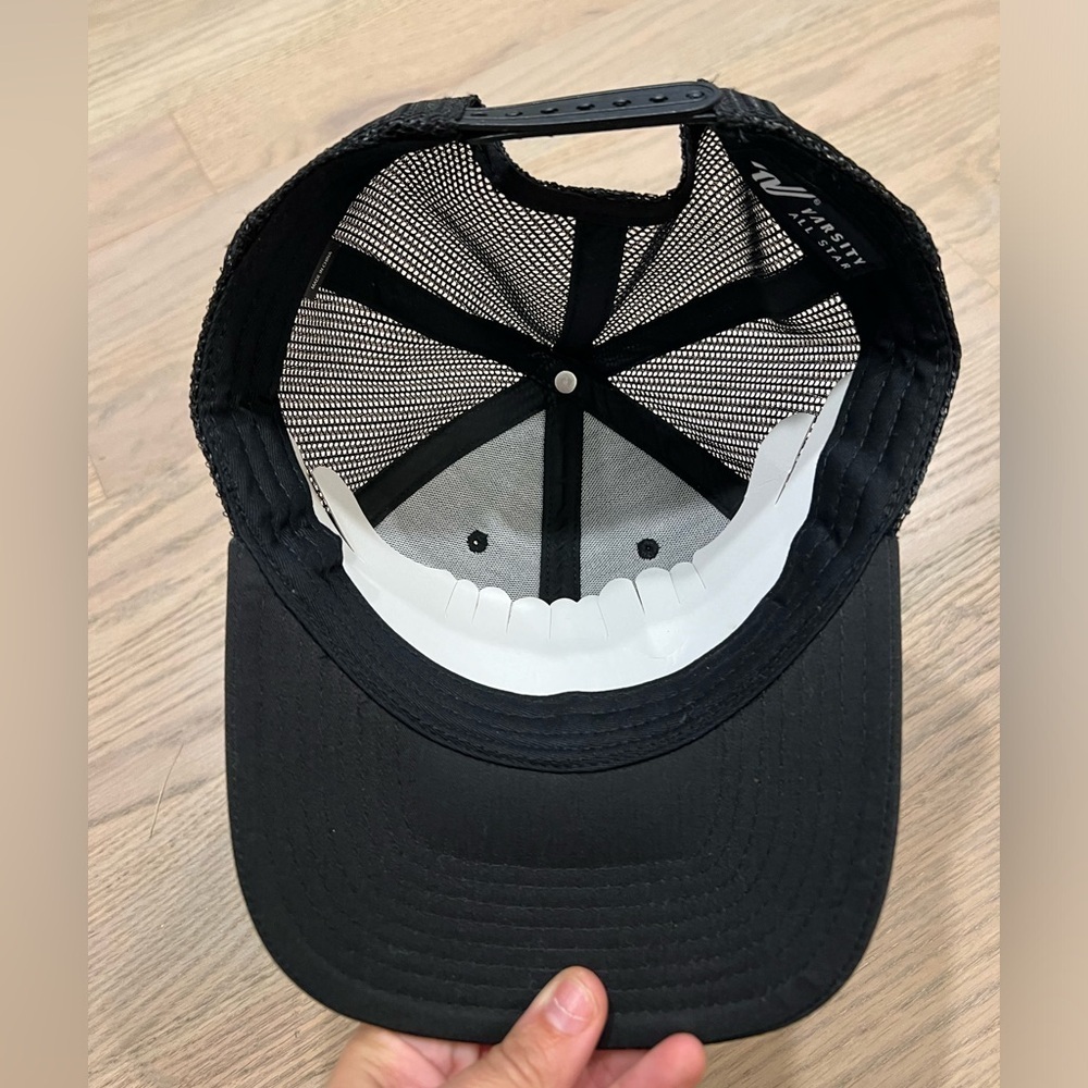 Varsity All Star Black Trucker Hat - Picture 2 of 2